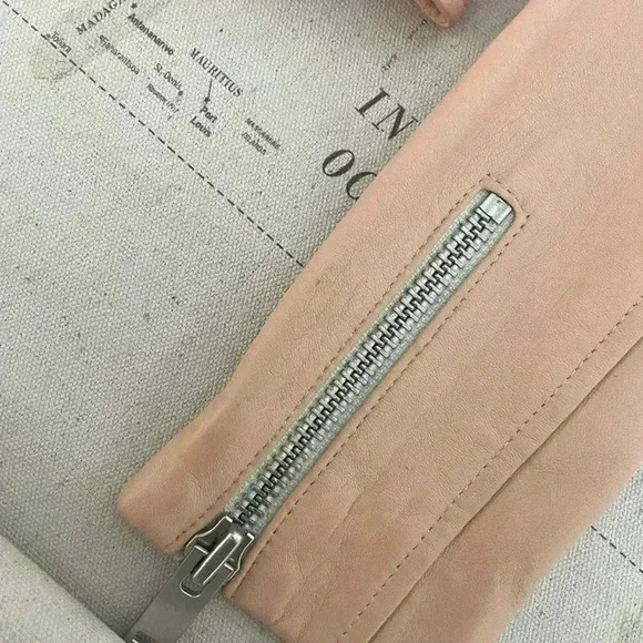 🆕Free People/  DOMA Leather Jacket Size XS - Picture 6 of 11